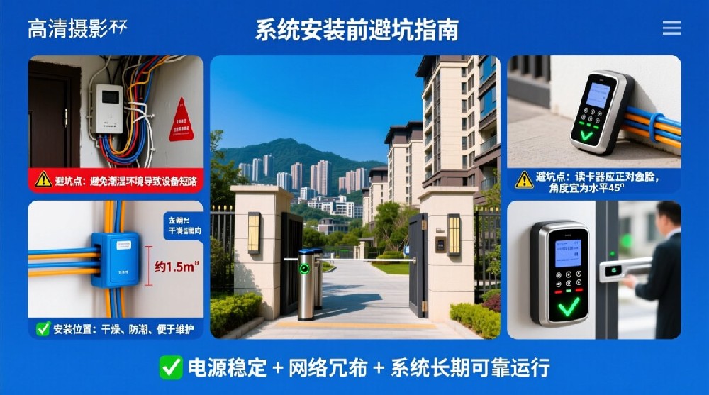 避坑指南:重庆门禁系统安装前必须考虑的五个细节